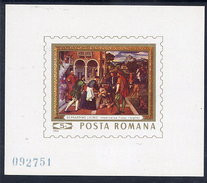 ROMANIA 1969 Licinio Painting  Block MNH / **.  Michel Block 73 - Blocs-feuillets