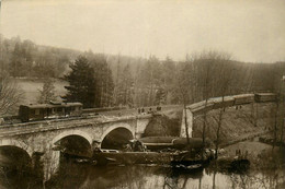 St Benoit * Carte Photo * Déraillement Du Train Rapide Bordeaux Paris , Le 25 Mars 1925 * Catastrophe Ligne Chemin Fer - Saint Benoit