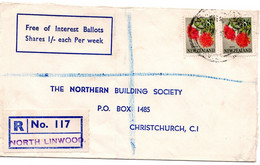 59217 - Neuseeland - 1965 - 2@8d Rata A R-Bf NORTH LINWOOD -> Christchurch - Other & Unclassified