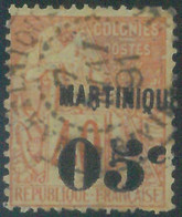 88115  - MARTINIQUE  - STAMPS: Yvert  # 14Ia (missing "." After C)  -  FINE USED - Altri & Non Classificati