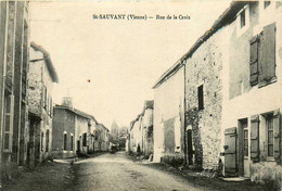 St Sauvant * La Rue De La Croix - Sonstige & Ohne Zuordnung