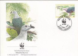 FDC TOKELAU 210,WWF - Tokelau