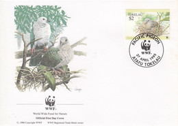 FDC TOKELAU 213,WWF - Tokelau