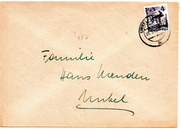 59230 - Frz. Zone / Rheinland-Pfalz - 1949 - 4Pfg EF A DrucksOrtsBf UNKEL - Renania-Palatinato