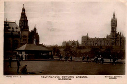 Glasgow * Carte Photo * Kelvingrove Bowling Greens * Pétanque Jeu De Boules Boulodrome * Uk écosse Scotland - Petanca