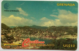 Grenada Cable And Wireless US$10 287CGRD " St. George's Harbour ( New Logo)" - Grenada (Granada)