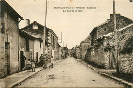 Moncontour De Poitou * Rue Et Le Bas De La Ville * Faubourg - Sonstige & Ohne Zuordnung