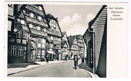 D-14023   BAD SALZUFLEN : Langestrasse - Altdeutsche Häuser - Bad Salzuflen