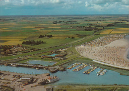 D-26427 Esens - Bensersiel - Hafen - Fähre - Luftbild - Aerial View - Esens