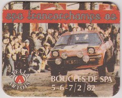 Sous Bock Stella Artois Boucles De Spa 1982 - Beer Mats
