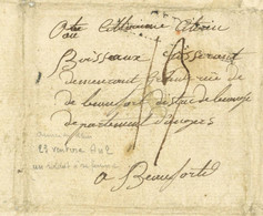 ARMEE DU RHIN 1794 Pfalz Höchberg? 7e Bataillon De La Marne Beaufort Angers - Bolli Militari (ante 1900)