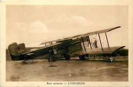 Aviation -ref-630- Avions - Avion Civil De Passagers Golden Ray - Marseille Lyon Paris - Base Aérienne Lyon Bron - - 1919-1938: Fra Le Due Guerre