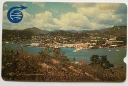 Grenada Cable And Wireless 1CGRB "St George EC$10 Deep Notch" - Granada
