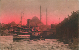 TURQUIE CONSTANTINOPLE  Le Coucher De Soleil Sur Stamboul - Turkey