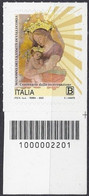 Italia / Italien 2022 Madonna Di Vallecorsa Con Codice A Barre / Mit Strichkode - Bar Codes