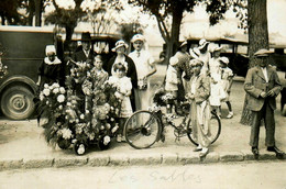 Les Sables D'olonne * Carte Photo Photographe ARNAULT ASTRA * Fête Des Fleurs Ou Fête Enfantine * Bicyclette Fleurie - Sables D'Olonne