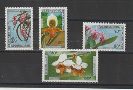 Laos 1972 Orchidées 247-249 Et PA 89, 4 Val ** MNH - Laos