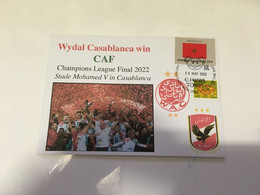 (5 H 56) Football - Morocco - Wydal Casablanca - Champion Leagues Final 2022 Winner - Fußball-Afrikameisterschaft