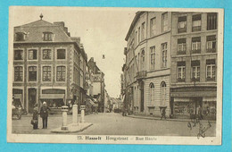 * Hasselt (Limburg) * (H. Nulens, Nr 23) Hoogstraat, Rue Haute, Schoenwinkel, Animée, Old, Rare, Straatzicht - Hasselt