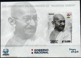 Paraguay 2019 ** 150TH ANNIVERSARY OF THE BIRTH OF MAHATMA GANDHI. Aniversario De Mahatma Gandhi - Mahatma Gandhi