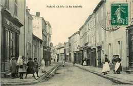 Marans * La Rue Gambetta * Commerce Magasin FLEURY CLAUDOT - Otros & Sin Clasificación