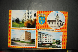 CP, 95, Le Plessis Bouchard - Multi Vues,   Residence Du Soleil, Jules César,  L'église - Le Plessis Bouchard