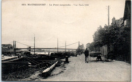 78 MAURECOURT - Le Pont Suspendu - Maurecourt