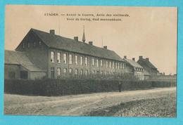 * Staden (West Vlaanderen) * (Edit C. Van Elslander - Vandermaesen) Avant La Guerre, Asile Des Vieillards Oud Mannenhuis - Staden