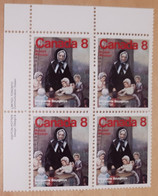 Canada 1978 660 Marguerite Bourgeois Bloc De Coin TL - Blocks & Sheetlets