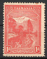 AUSTRALIE (TASMANIE) - 1900 - N° 60 - 1 P. Rouge - (Mont Wellington) - Mint Stamps