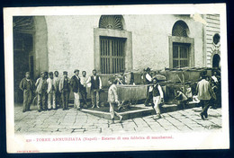 Cpa D' Italie  Torre Annunziata  - Napoli - Esterno Di Una Fabbrica Di Maccheroni    FEV22-80 - Torre Annunziata