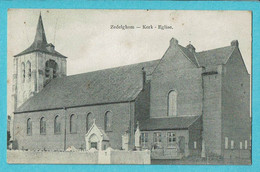 * Zedelgem - Zedelghem (West Vlaanderen) * Kerk, église, Church, Kirche, Cimetière, Kerkhof, Cemetery, Zeldzaam, TOP - Zedelgem