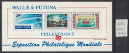 Wallis Et Futuna 1989 - BF4 Neuf SANS Charnière - Scott#384a - PhilexFrance 89, Sport, Timbre - Hojas Y Bloques