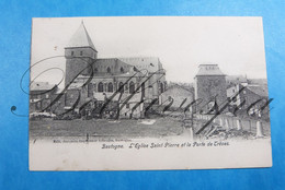 Bastogne. Eglise Sainte-Pierre Et Porte De Trèves-1904 Edit  Jacqmin - Bastenaken