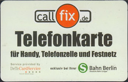 GERMANY Calling Card - S- Bahn Berlin - DeTeCardService 5€ - [2] Prepaid