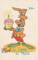 Illustrateur Walt Disney - Le Lièvre De Mars - Publicité Chocolat TOBLER - Autres & Non Classés