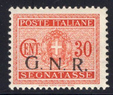 Repubblica Sociale - Segnatasse 30 Cent. GNR Brescia ** MNH - Portomarken