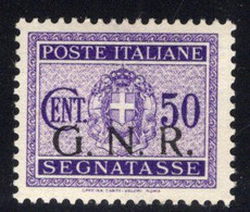 Repubblica Sociale - Segnatasse 50 Cent. GNR Brescia ** MNH - Taxe