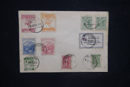 GRECE - 10 Valeurs Oblitérés En 1916  Sur Enveloppe, à Voir - L 123079 - Storia Postale