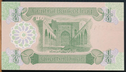 °°° IRAQ - 1/4 DINAR UNC °°° - Irak