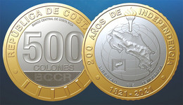 Costa Rica 500 Colones Commemorative 2021 Km New SC UNC - Costa Rica