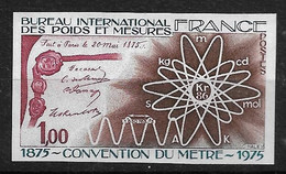 France N°1844** Essai Non Dentelé, Convention Du Mètre. - Autres & Non Classés