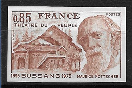 France N°1846** Essai Non Dentelé, Théâtre Du Peuple De Bussang. - Autres & Non Classés