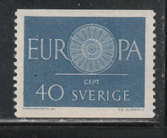 SUÈDE 249 // YVERT  454 // 1960 - Unused Stamps