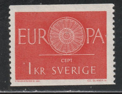 SUÈDE 250 // YVERT  455 // 1960 - Unused Stamps