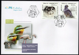 Turkey/Turquie 2021 - Europa - Fauna - National Endangered Wildlife - FDC + Flyer - Superb*** - Cartas & Documentos