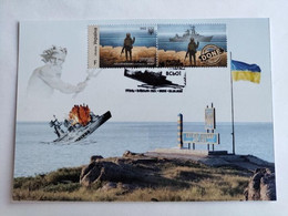 2627 Ukraine - 2022 - Russian Warship Done ... - MAXI CARDS With Stamp F Irpin - Lemberg-Zp - Ukraine