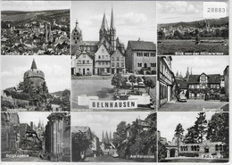 Gelnhausen - Luftbild, Untermarkt, Burgstrasse, Am Paradies, Hexenturm, Müllerwiese - Gelnhausen