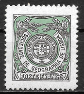 SOCIEDADE De GEOGRAFIA De LISBOA 1927 - Afinsa 08 - Neufs