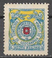 SOCIEDADE De GEOGRAFIA De LISBOA 1929 - Afinsa 09 - Nuovi